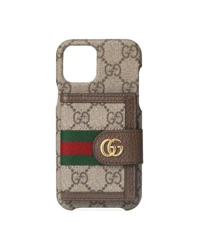 Gucci Cover Ophidia per iPhone 12 e iPhone 12 Pro - Neutro