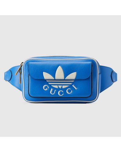 Gucci Adidas X Gürteltasche Mit Trefoil - Blau
