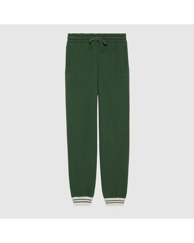 Gucci Cotton Jersey Trouser - Green