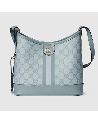 Gucci Ophidia GG Small Shoulder Bag - Blue