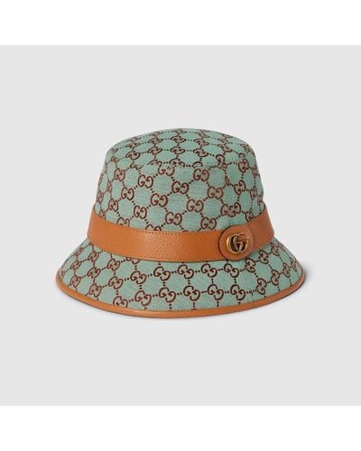 Gucci GG Canvas Bucket Hat - Green