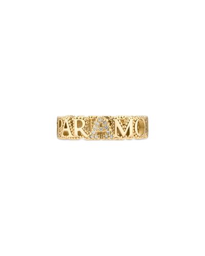 Gucci Anello L'Aveugle Par Amour con diamanti - Metallizzato