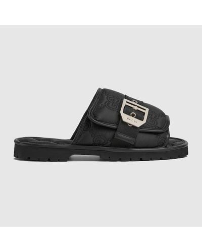 Gucci GG Slide Sandal - Black