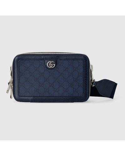 Gucci Ophidia gg Coated Canvas Cross-body Bag - Blue