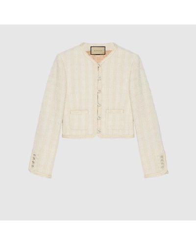 Gucci Chaqueta de Tweed - Neutro