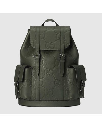 Gucci Jumbo GG Backpack - Green