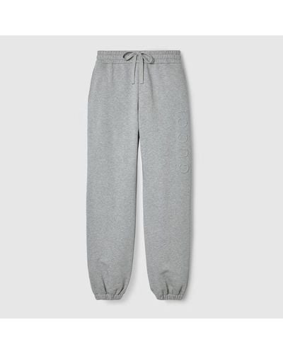 Gucci Cotton Jersey Jogging Trousers - Grey