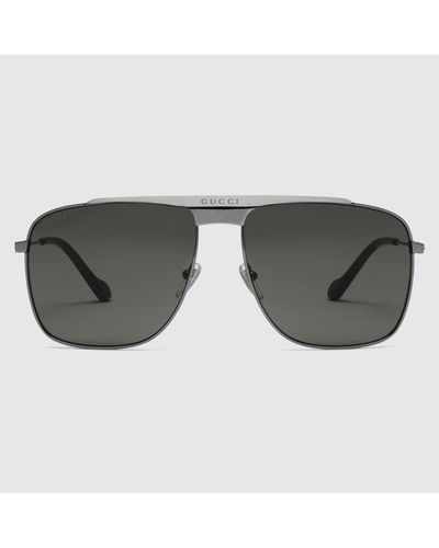 Gucci Gafas de Sol de Aviador - Gris