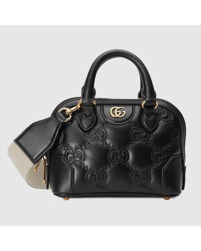 Gucci GG Matelassé Handbag - Black