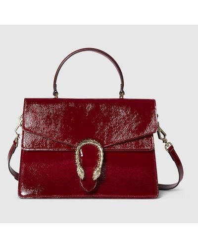 Gucci Dionysus Medium Top Handle Bag - Red