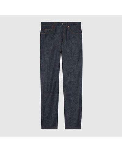 Gucci Regular Jeans Trousers - Blue