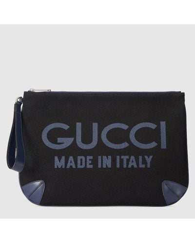 Gucci Pouch Con Stampa - Nero