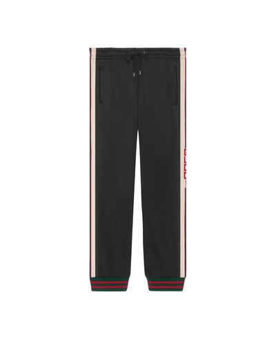 Gucci Technical Jersey Pants - Black