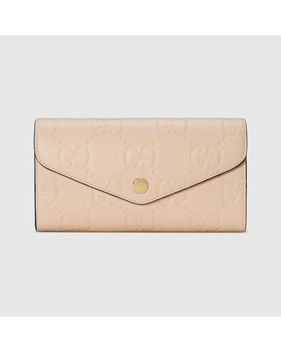 Gucci GG Continental Wallet - Natural