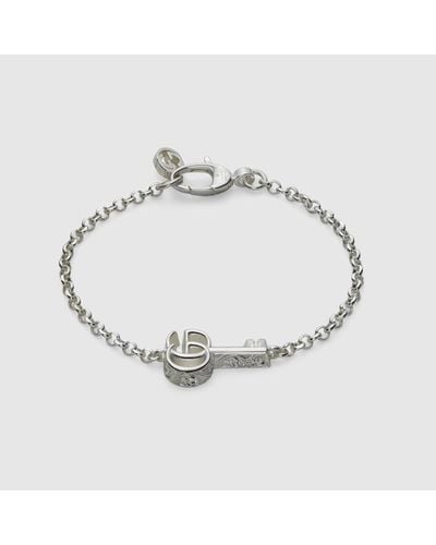 Gucci GG Marmont Key Charm Bracelet - Metallic