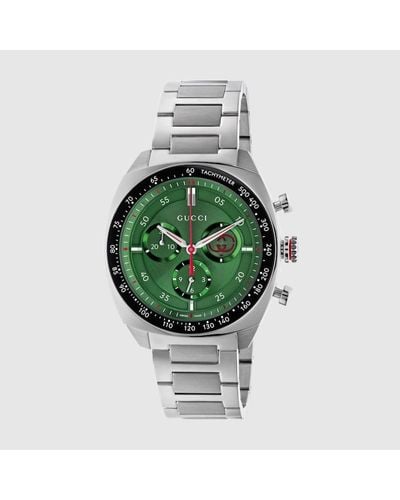 Gucci Interlocking Uhr - Grün