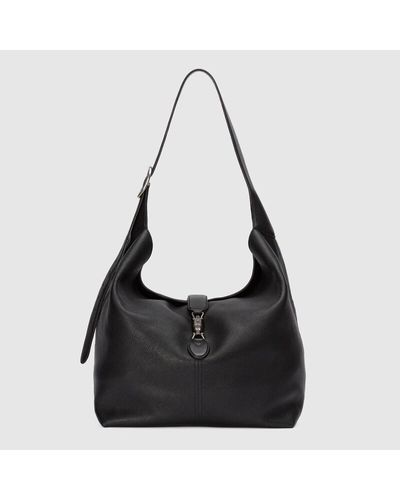 Gucci Jackie 1961 Medium Crossbody Bag - Black