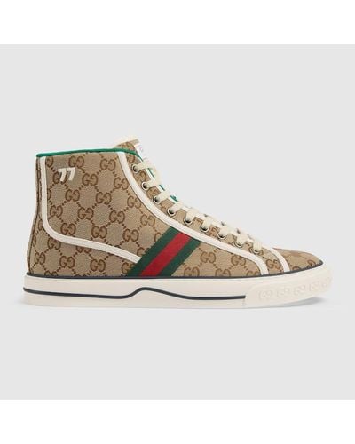 Gucci Baskets Montantes Tennis 1977 Pour - Multicolore