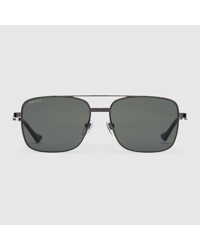 Gucci Square Frame Sunglasses - Grey