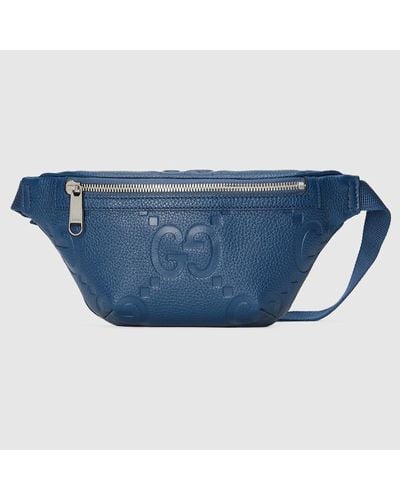 Gucci Jumbo GG Small Belt Bag - Blue