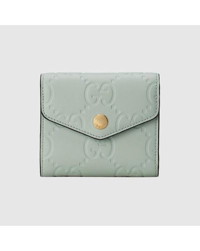 Gucci Mittelgroße GG Brieftasche - Grün