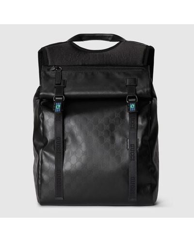 Gucci GG Crystal Backpack - Black