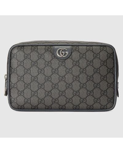 Gucci Ophidia GG Toiletry Case - Metallic