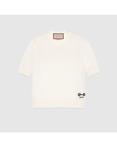 Gucci Top de Lana Extrafina - Blanco