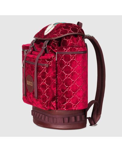 gucci backpack velvet