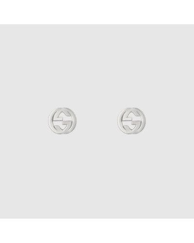 Gucci GG Ohrringe aus Silber - Mettallic
