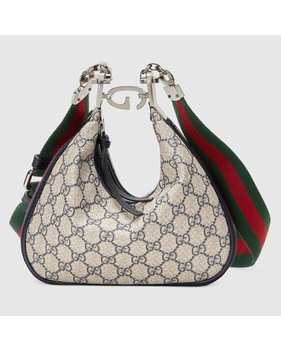 Gucci Attache Small Shoulder Bag - Grey