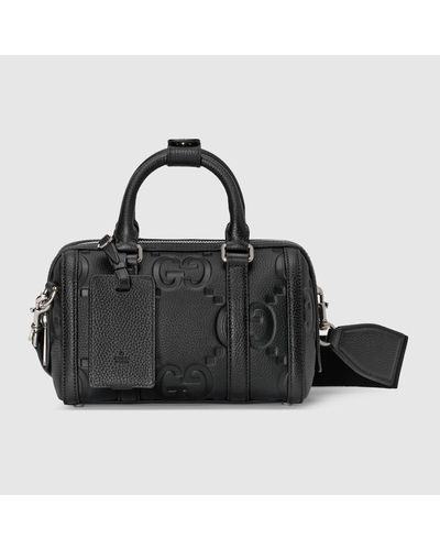 Gucci Jumbo GG Mini Duffle Bag - Black