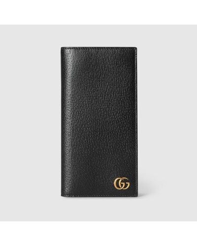 Gucci Längliche GG Marmont Brieftasche - Schwarz
