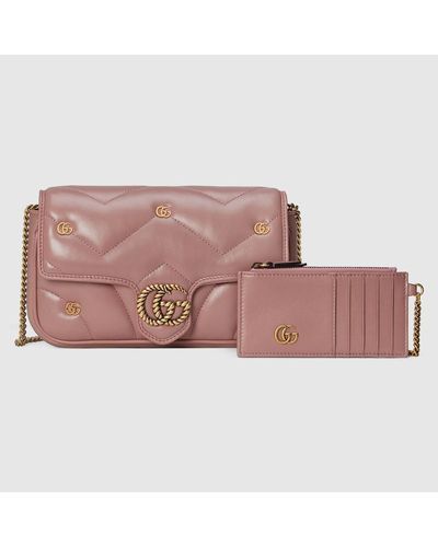 Gucci GG Marmont Mini-Tasche - Pink
