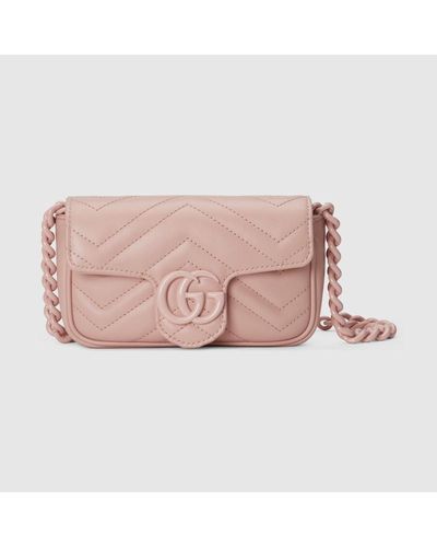 Gucci GG Marmont Belt Bag - Pink