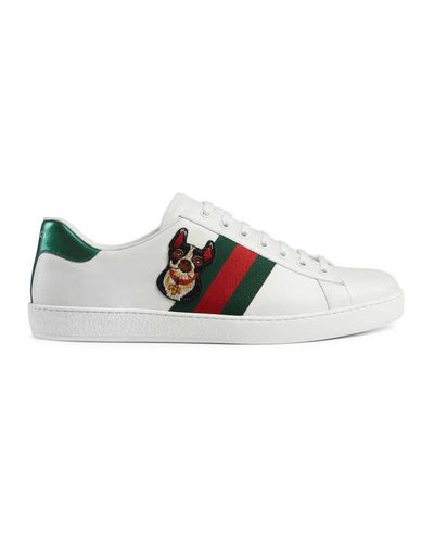 ace embroidered sneaker gucci sale