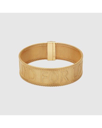 Gucci "Blind for love" Armband aus Gold in Mettallic - Lyst