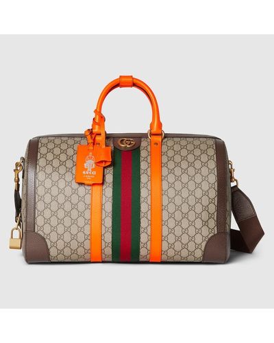 Gucci Savoy Medium Duffle Bag - Orange