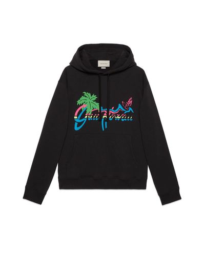 Gucci Sweat-shirt « Hawaii » pour homme - Noir