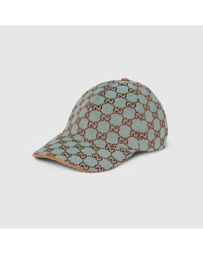 Gucci Gorra de Béisbol de Lona GG - Verde