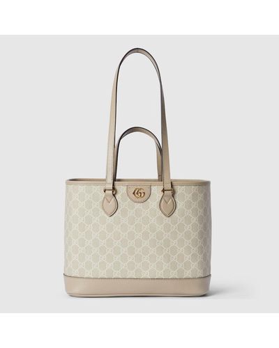 Gucci Ophidia Small Tote Bag - Natural