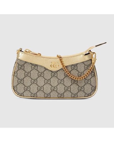 Gucci Minibolso Ophidia - Gris
