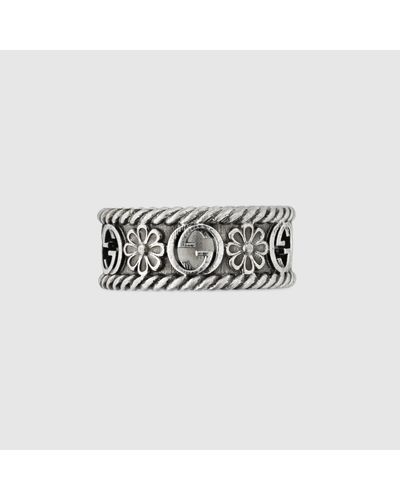 Gucci GG Ring Aus Silber - Mettallic