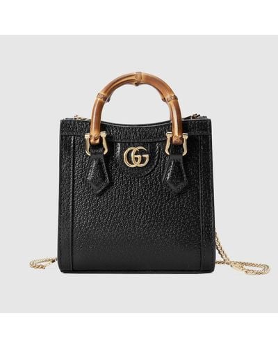 Gucci Diana Super Mini Bag - Black