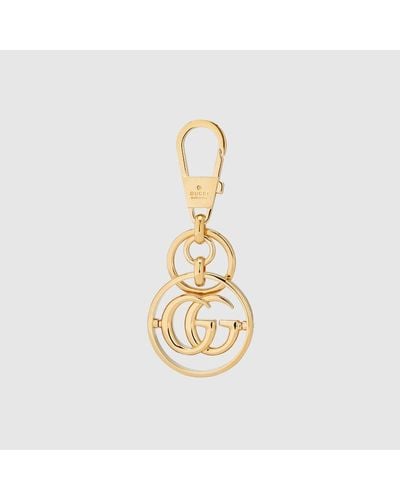 Gucci Double G Keychain - Metallic