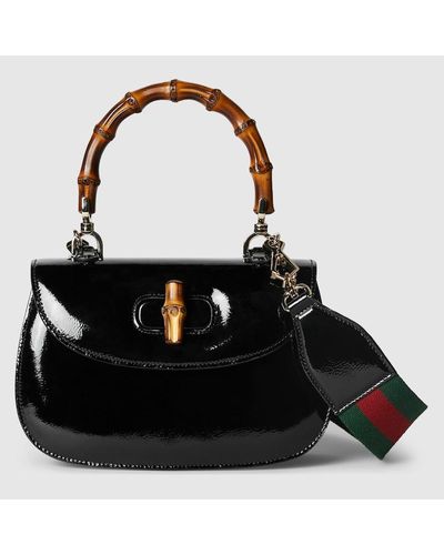 Gucci Bamboo 1947 Small Top Handle Bag - Black