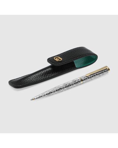 Gucci Stift mit etui und geometrischem g print - Mehrfarbig