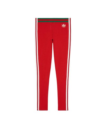 Gucci Adidas X Jersey Track Bottoms - Red