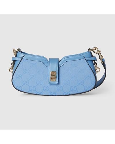 Gucci Moon Side Mini-Schultertasche - Blau