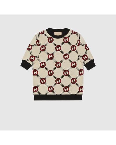 Gucci Interlocking G Sweater - Natural